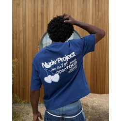 Leisure Tour Tee Navy - Nude Project